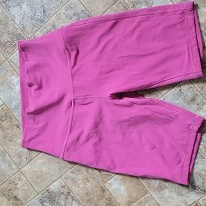Pink biker shorts